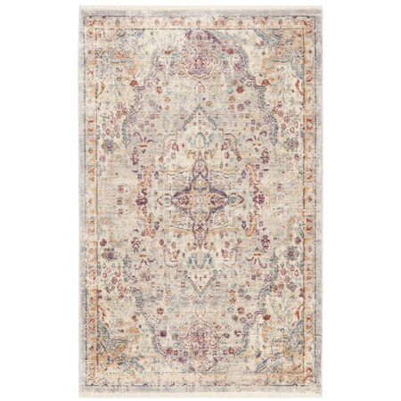 Safavieh Illusion Power Loomed Small Rectangle Area Rug Lilac & Light Grey - 3 x 5 ft. ILL707G-3